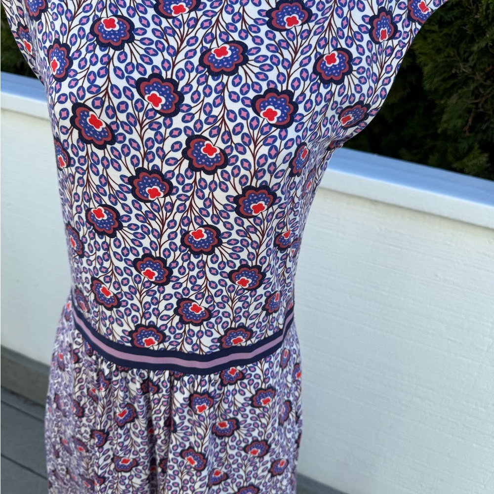 NWOT Boden Floral Jersey Midi Dress w/ Pockets - Size 6R - Picture 3 of 6